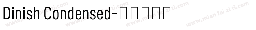Dinish Condensed字体转换